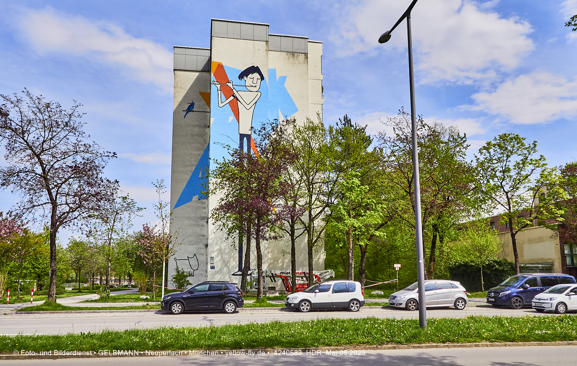 17.05.2023 - Graffitis vom italienischen Künstler Peeta in Neuperlach